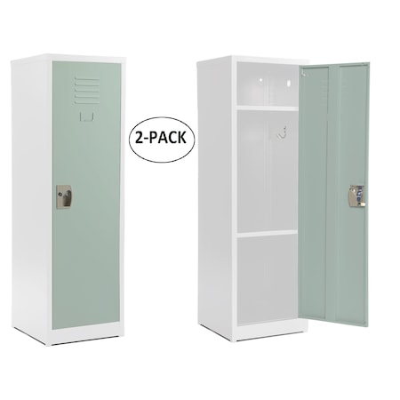 Adiroffice 15 in W, 15 in D, 48 in H, Steel ADI629-01-MGRN-PKG-2